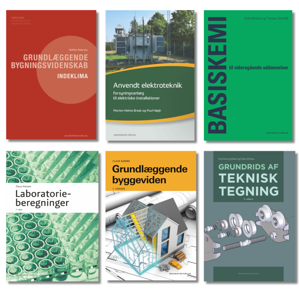 Bøger til naturvidenskabelige og tekniske fag